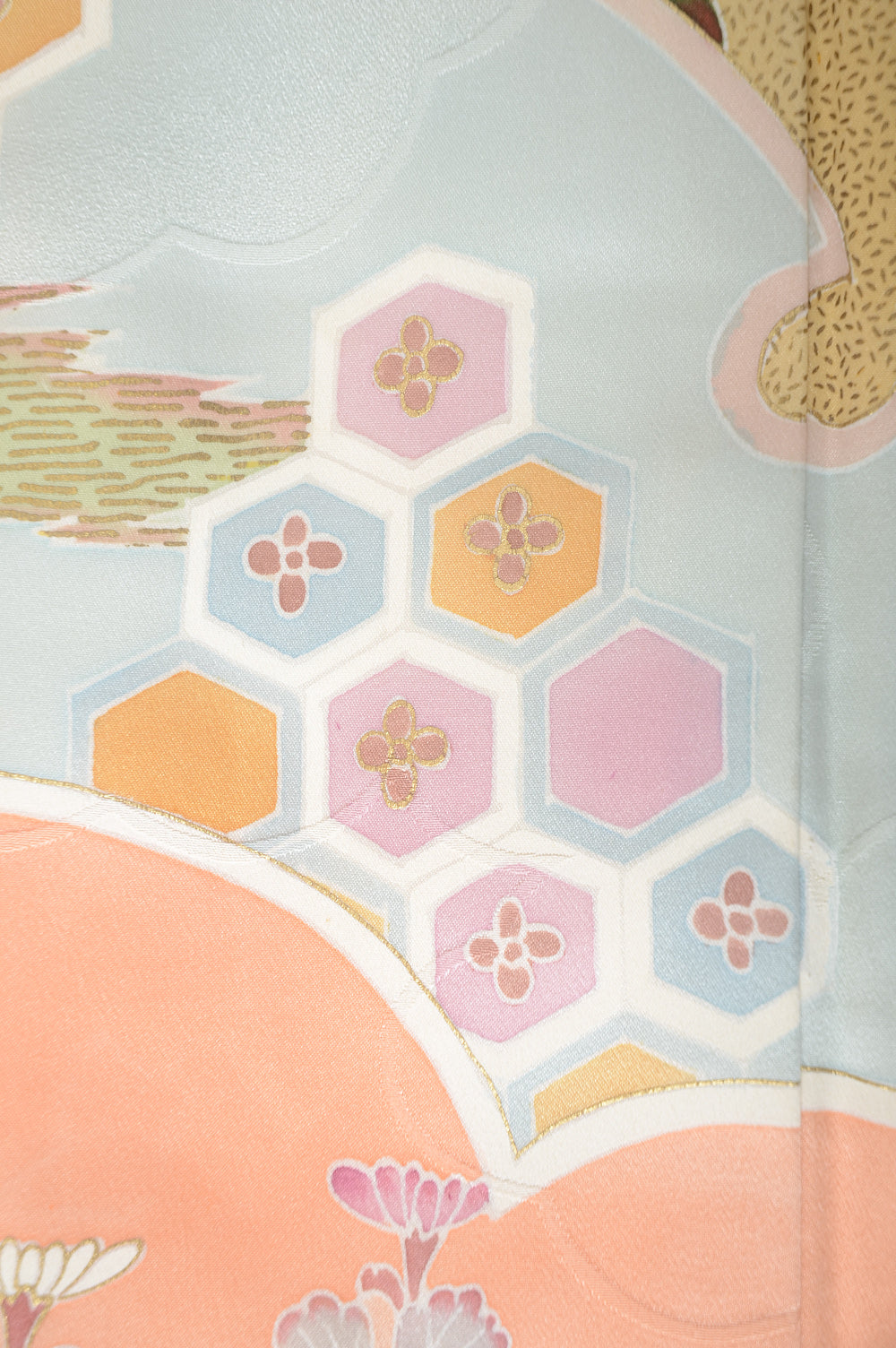 Long-sleeved kimono 6 items set / Furisode / FK#1-441