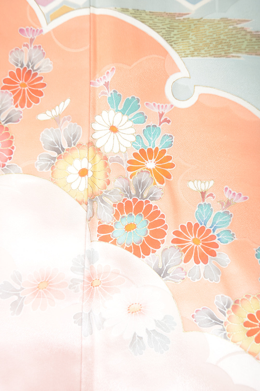 Long-sleeved kimono 6 items set / Furisode / FK#1-441