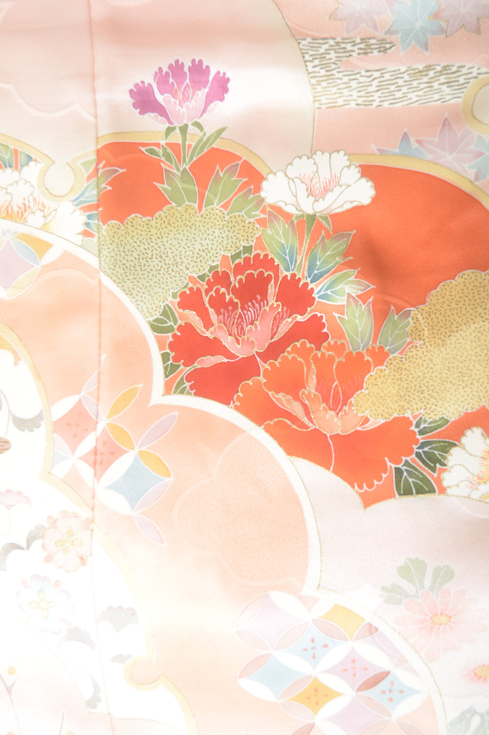 Long-sleeved kimono 6 items set / Furisode / FK#1-441