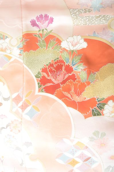 Long-sleeved kimono 6 items set / Furisode / FK#1-441