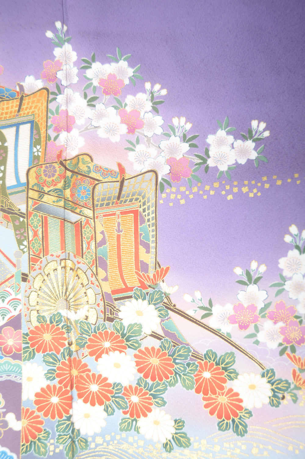 Long-sleeved kimono 6 items set / Furisode / FK#1-442