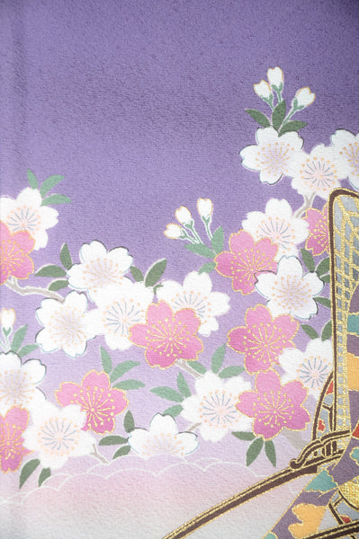 Long-sleeved kimono 6 items set / Furisode / FK#1-442