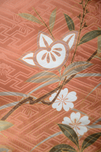 Long-sleeved kimono 6 items set / Furisode / FK#1-443