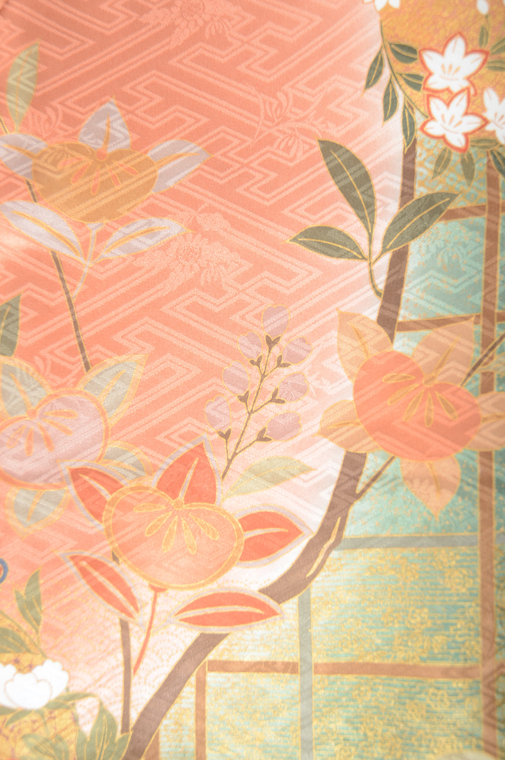 Long-sleeved kimono 6 items set / Furisode / FK#1-443