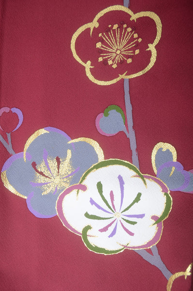 Long-sleeved kimono 6 items set / Furisode / FK#1-444