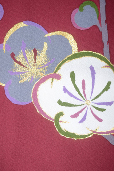 Long-sleeved kimono 6 items set / Furisode / FK#1-444