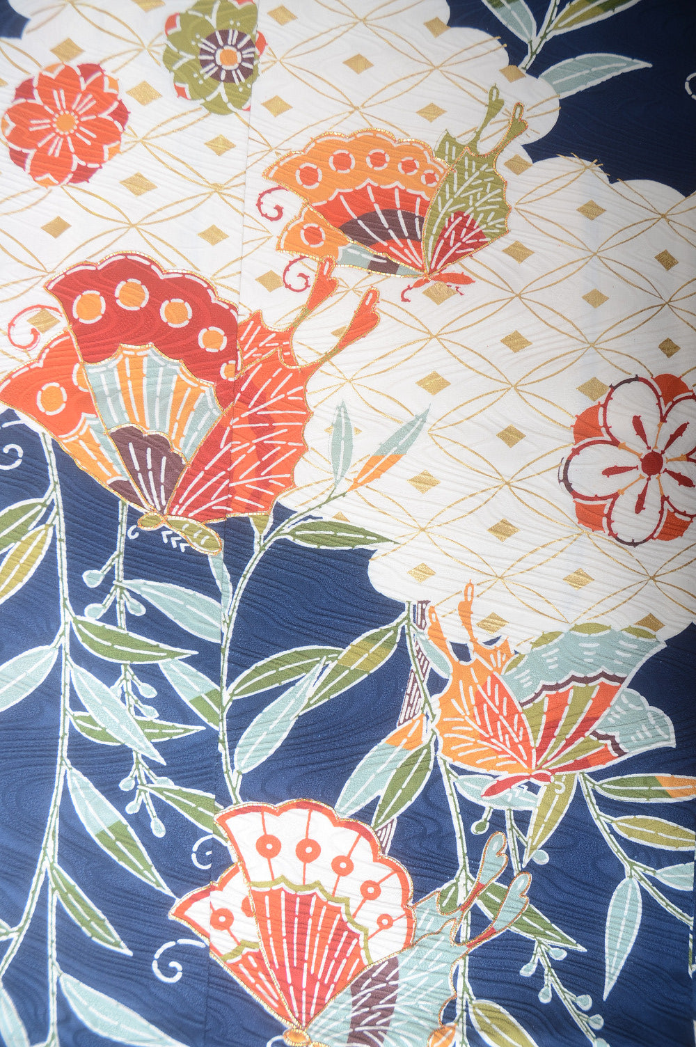 Long-sleeved kimono 6 items set / Furisode / FK#1-445