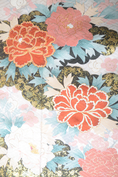 Long-sleeved kimono 6 items set / Furisode / FK#1-661