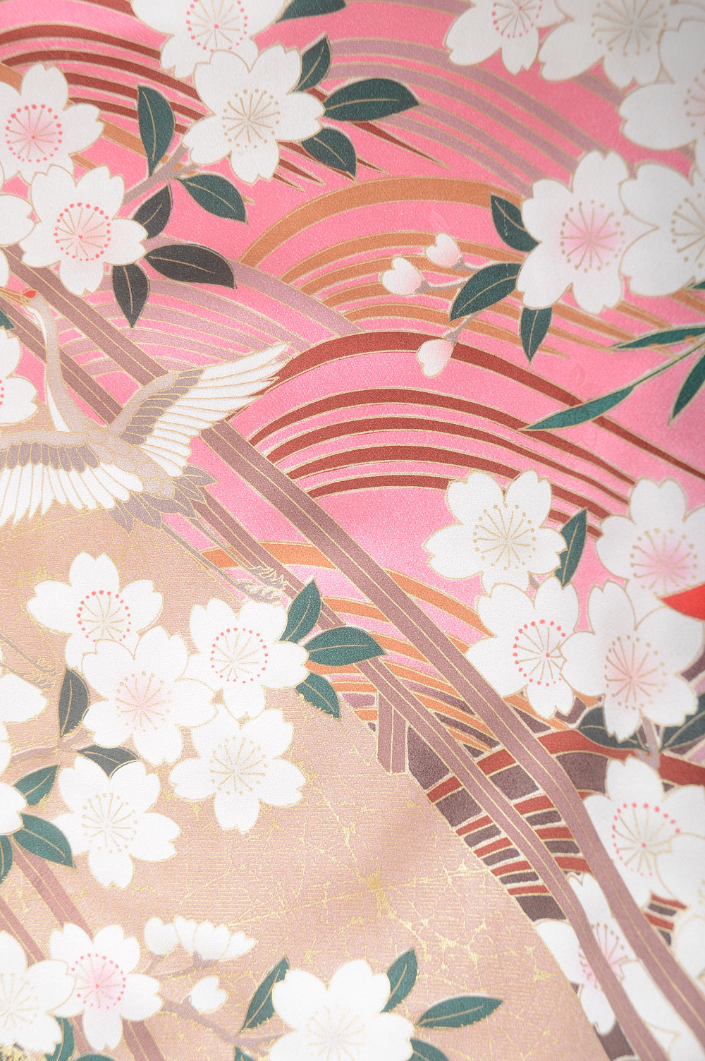 Long-sleeved kimono 6 items set / Furisode / FK#1-446