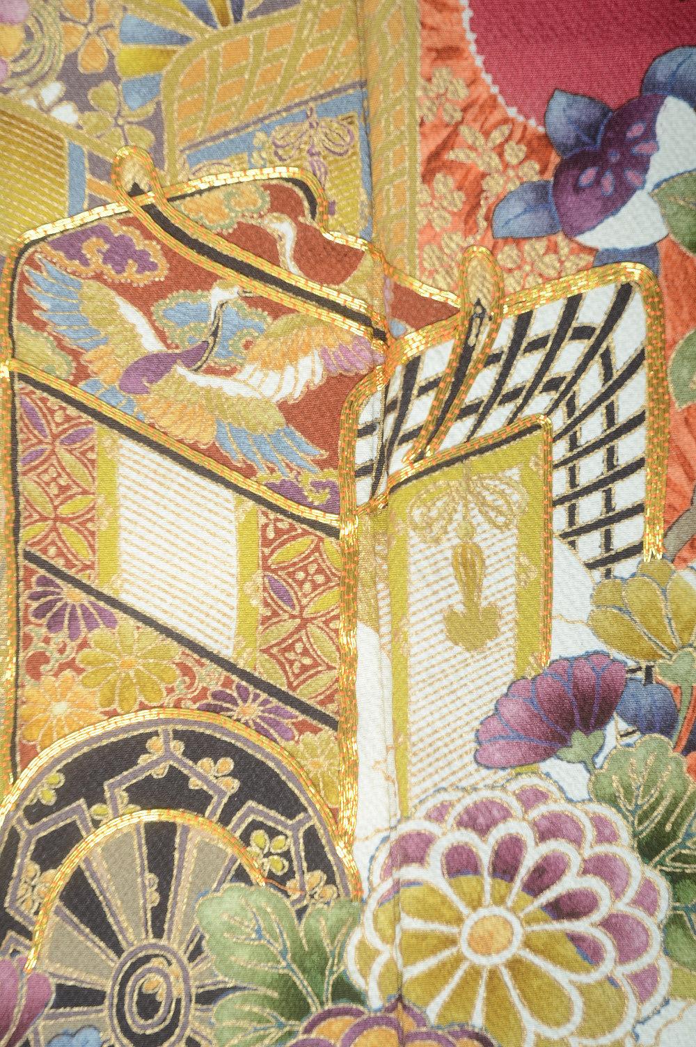 Long-sleeved kimono 6 items set / Furisode / FK#1-663