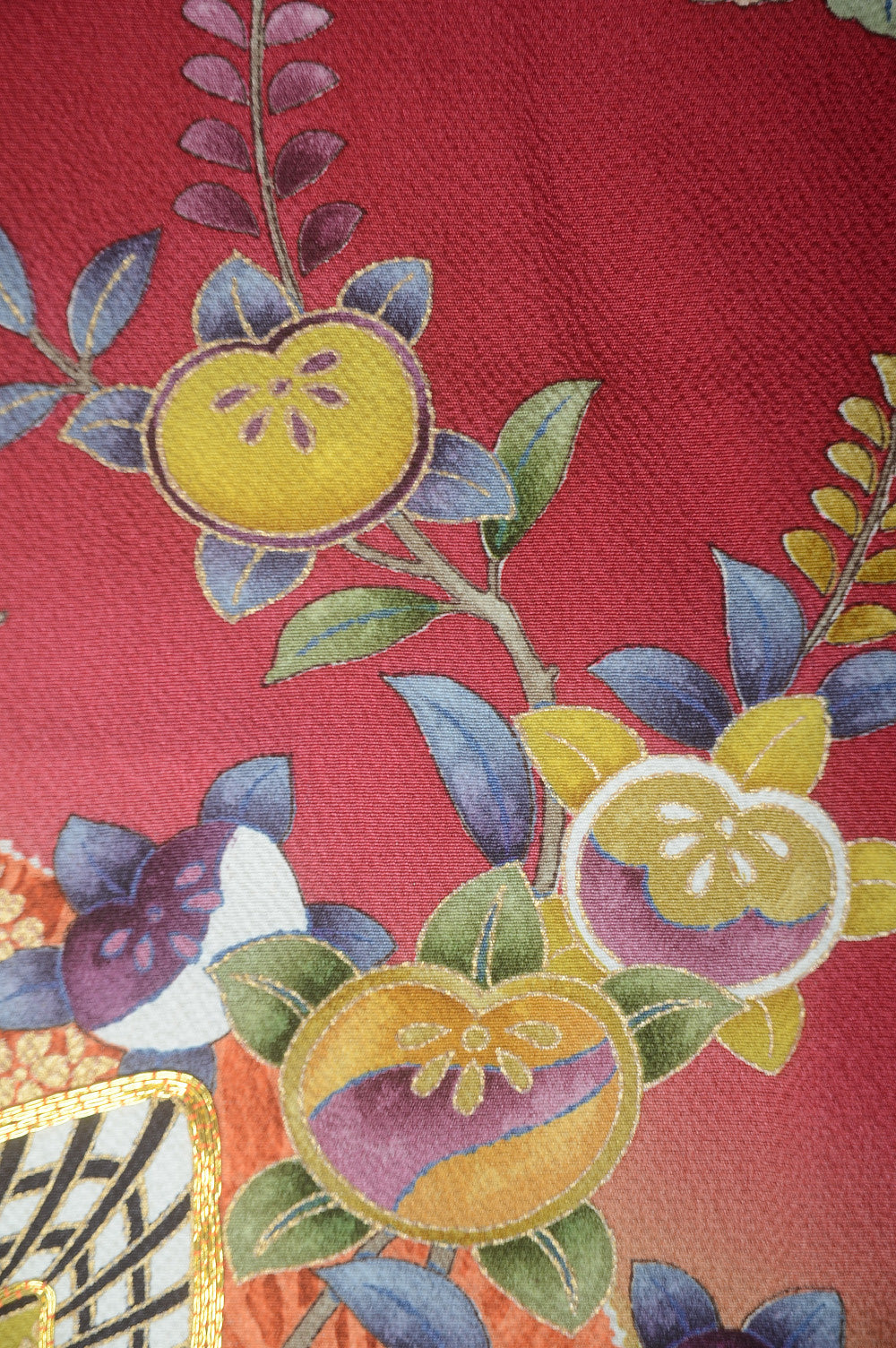 Long-sleeved kimono 6 items set / Furisode / FK#1-663