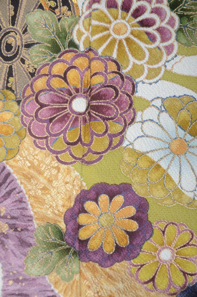 Long-sleeved kimono 6 items set / Furisode / FK#1-663