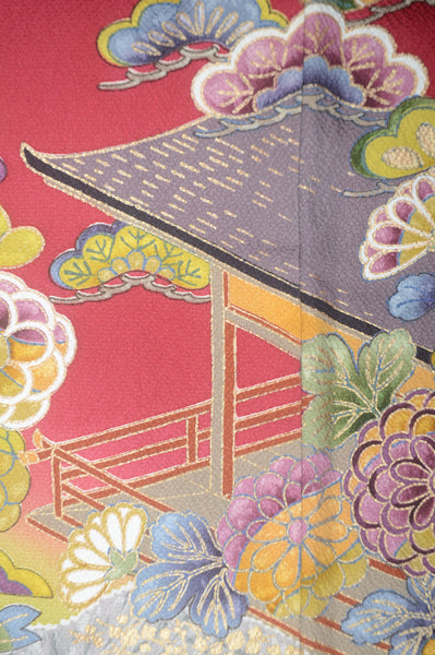 Long-sleeved kimono 6 items set / Furisode / FK#1-663