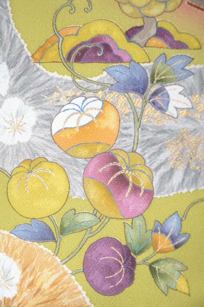 Long-sleeved kimono 6 items set / Furisode / FK#1-663