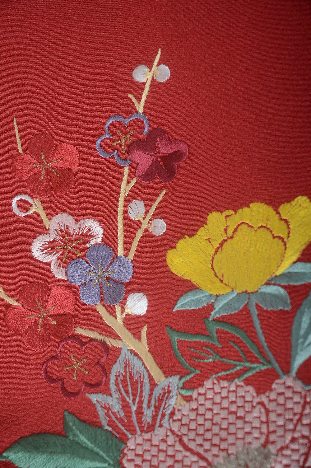 Long-sleeved kimono 6 items set / Furisode / FK#1-447