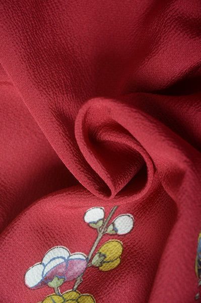 Long-sleeved kimono 6 items set / Furisode / FK#1-663