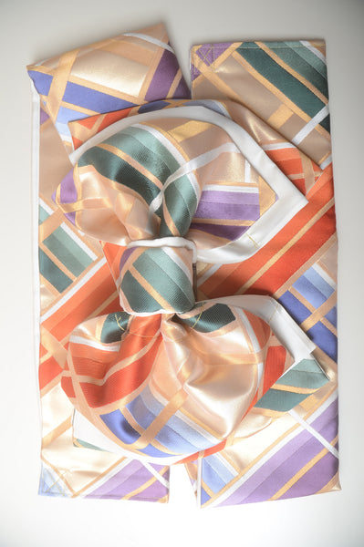 Long-sleeved kimono 6 items set / Furisode / FK#1-663