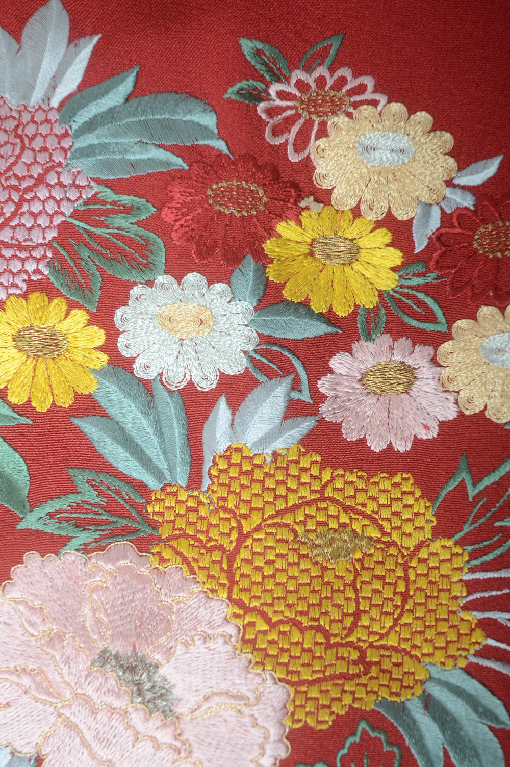 Long-sleeved kimono 6 items set / Furisode / FK#1-447