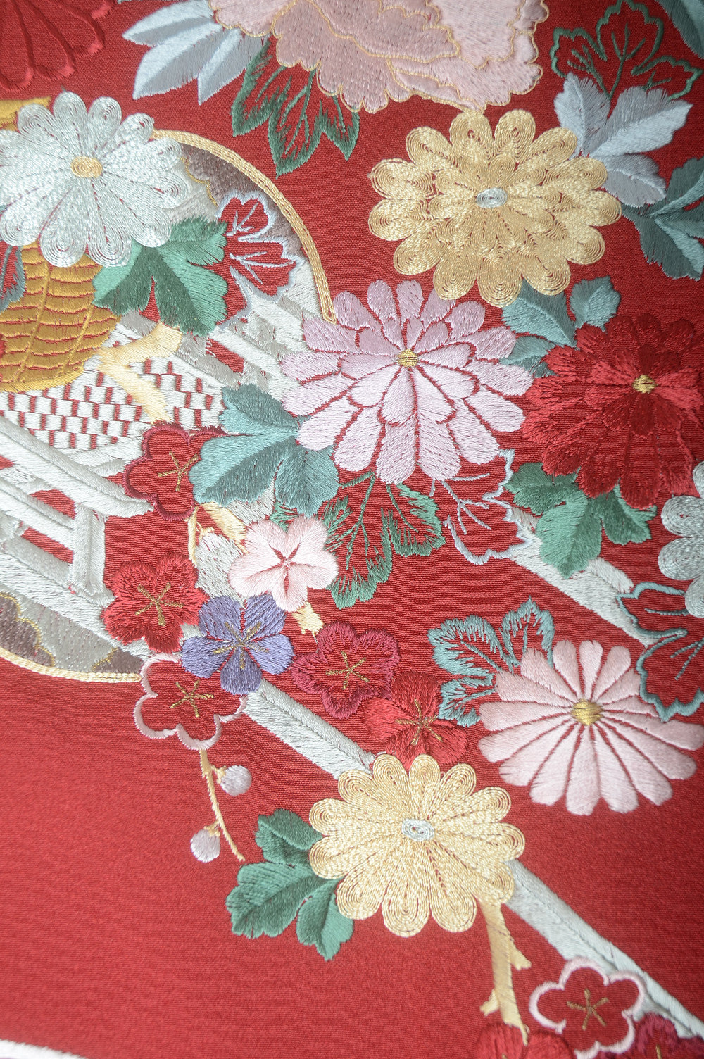 Long-sleeved kimono 6 items set / Furisode / FK#1-447