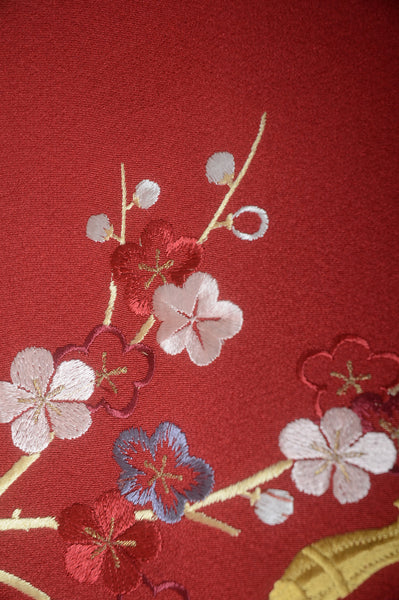 Long-sleeved kimono 6 items set / Furisode / FK#1-447
