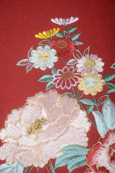 Long-sleeved kimono 6 items set / Furisode / FK#1-447