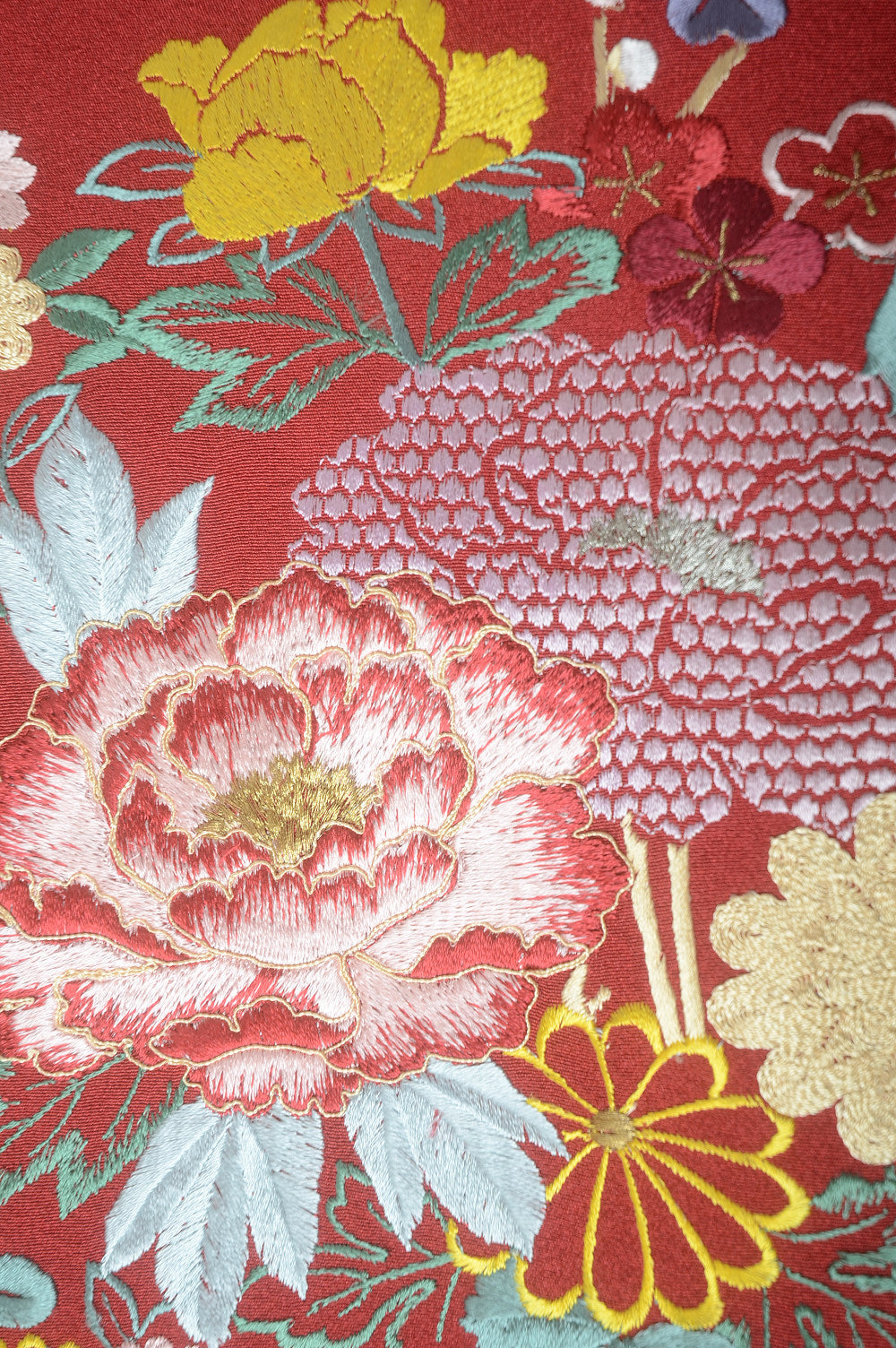 Long-sleeved kimono 6 items set / Furisode / FK#1-447