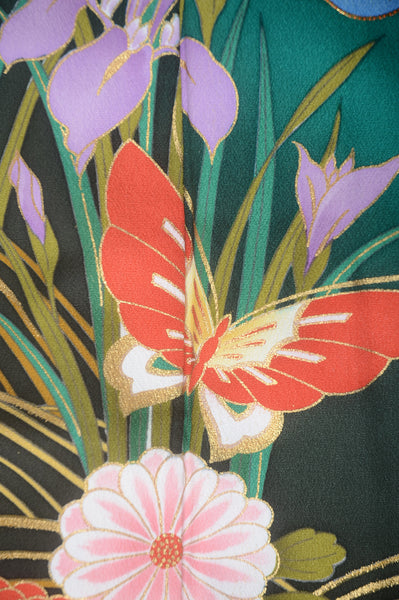 Long-sleeved kimono 6 items set / Furisode / FK#1-664