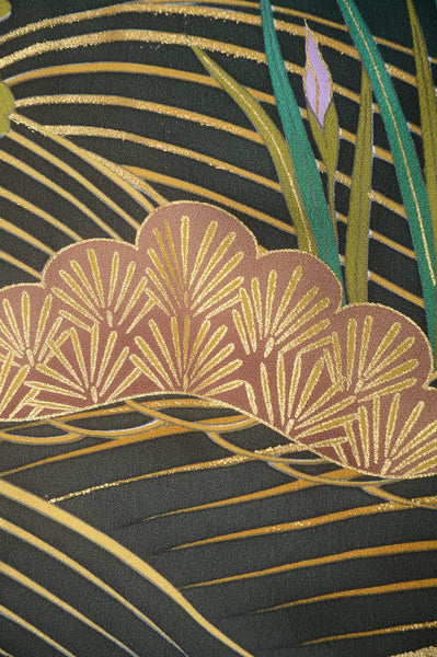 Long-sleeved kimono 6 items set / Furisode / FK#1-664