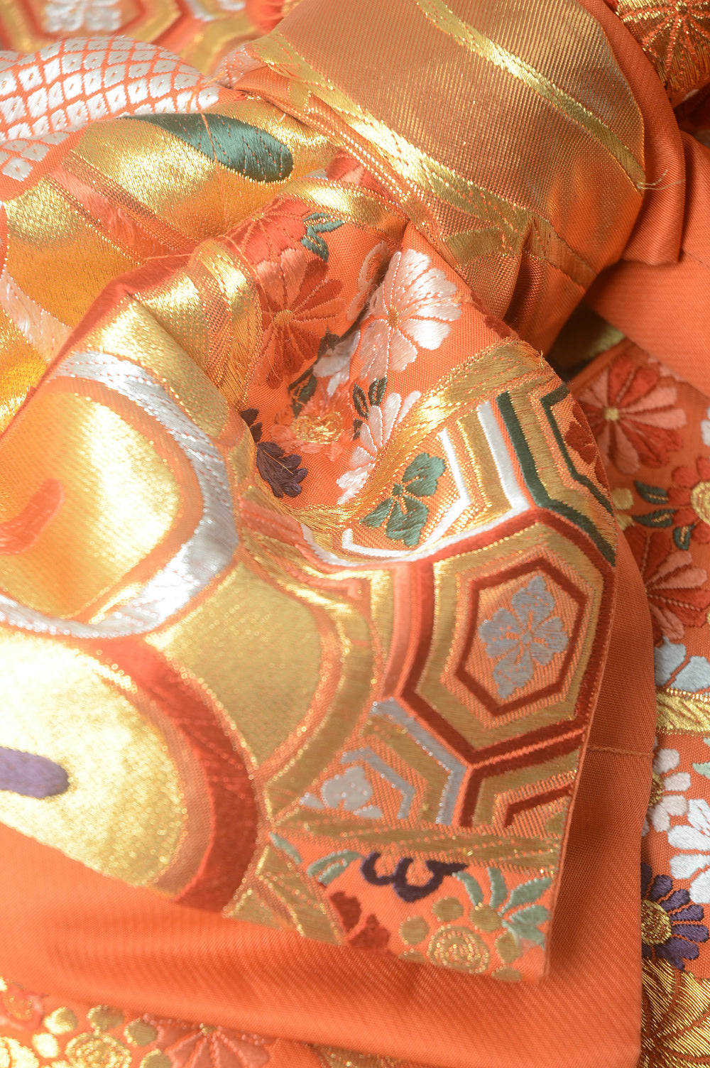 Long-sleeved kimono 6 items set / Furisode / FK#1-664