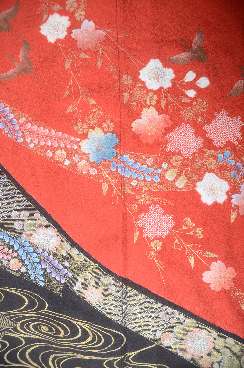 Long-sleeved kimono 6 items set / Furisode / FK#1-665