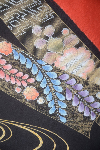 Long-sleeved kimono 6 items set / Furisode / FK#1-665