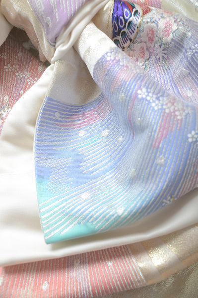 Long-sleeved kimono 6 items set / Furisode / FK#1-666