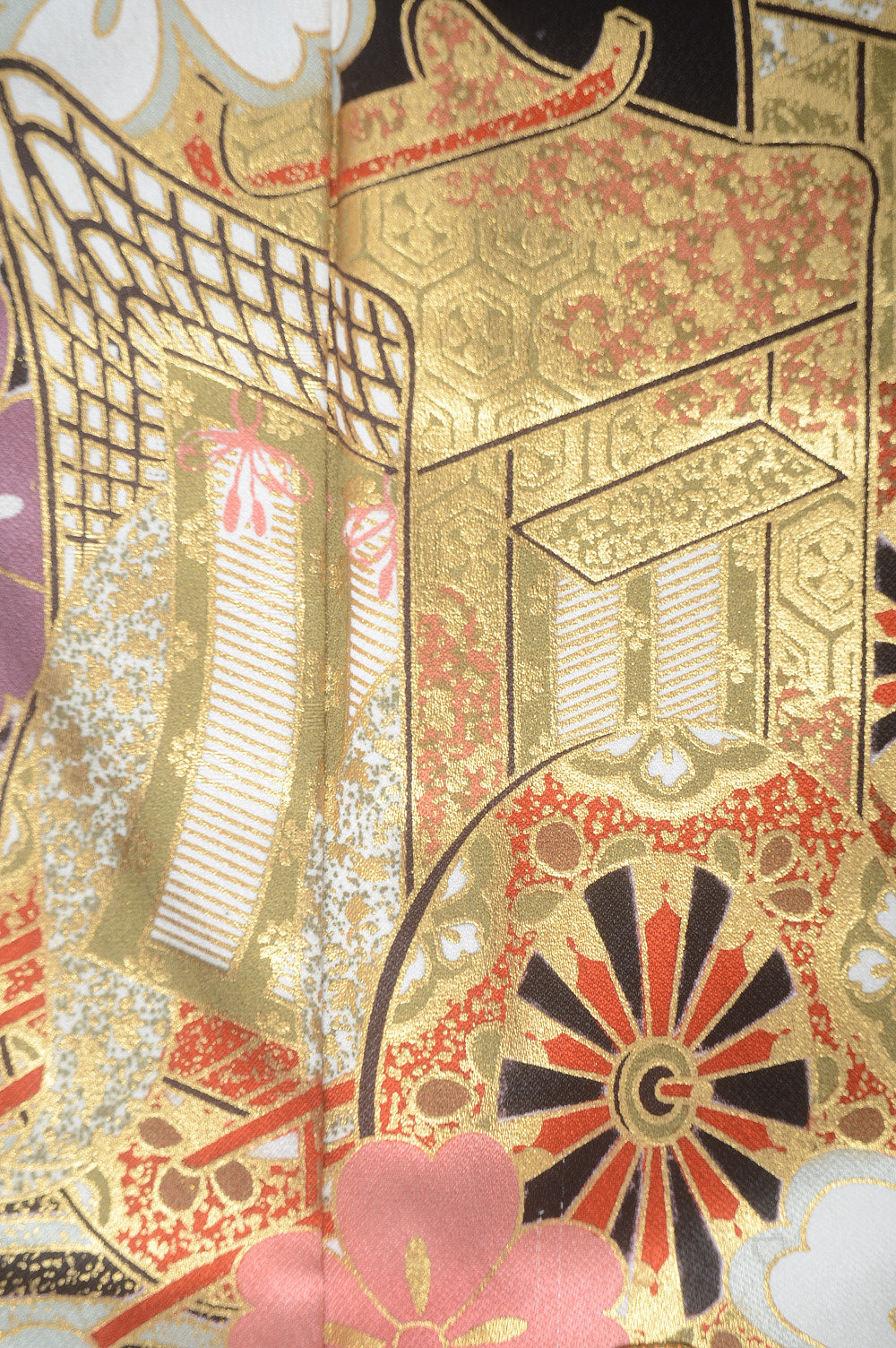 Long-sleeved kimono 6 items set / Furisode / FK#1-544