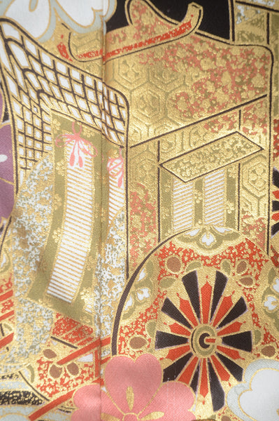 Long-sleeved kimono 6 items set / Furisode / FK#1-544