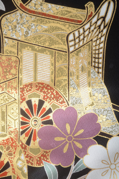Long-sleeved kimono 6 items set / Furisode / FK#1-544