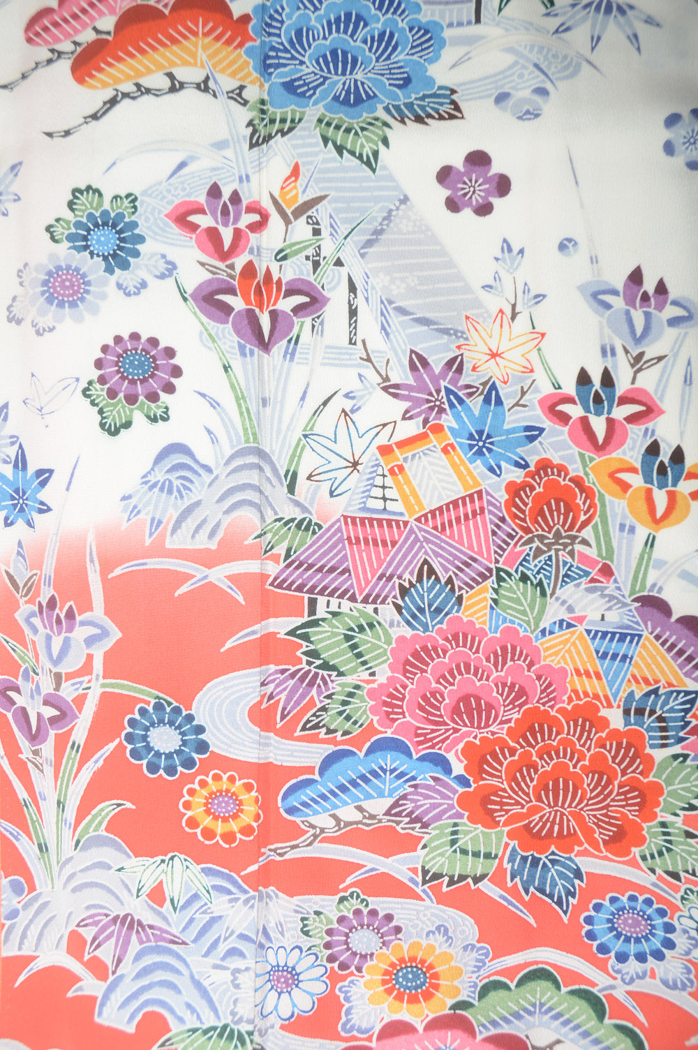 Long-sleeved kimono 6 items set / Furisode / FK#1-667