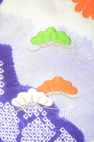 Long-sleeved kimono 6 items set / Furisode / FK#1-545