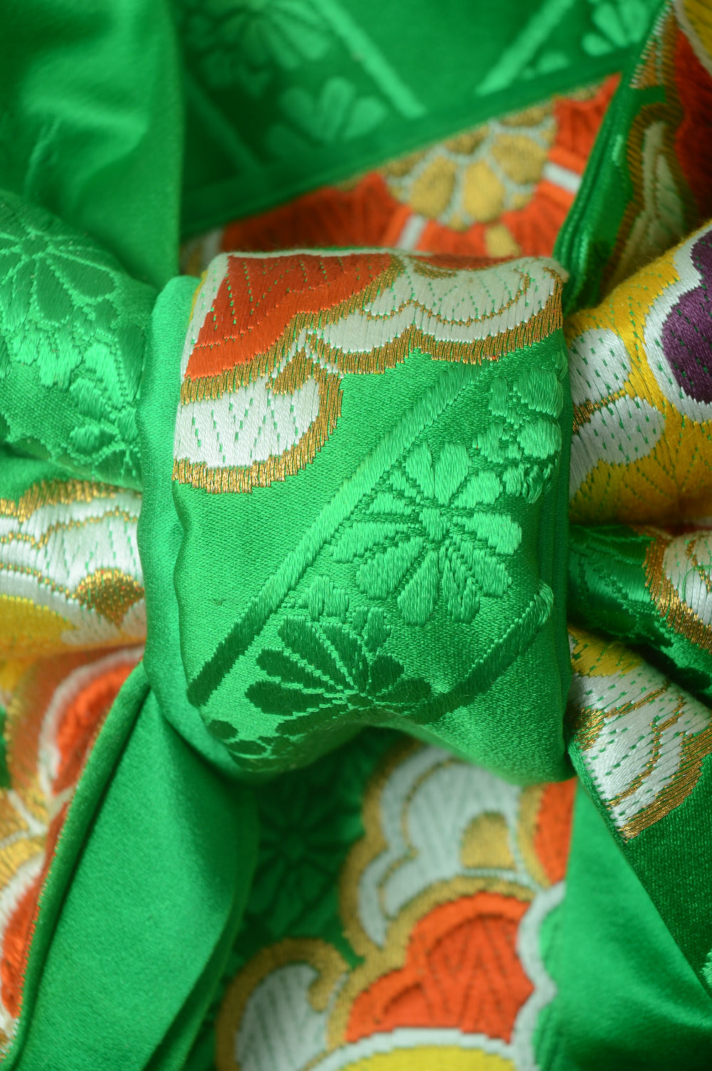 Long-sleeved kimono 6 items set / Furisode / FK#1-545