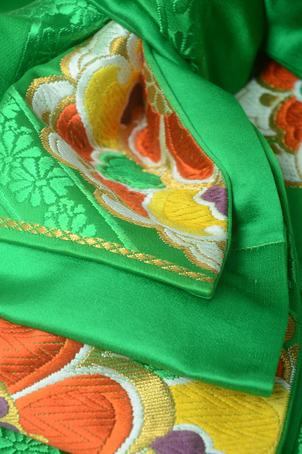 Long-sleeved kimono 6 items set / Furisode / FK#1-545