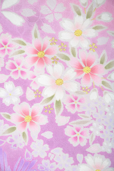 Long-sleeved kimono 6 items set / Furisode / FK#1-546