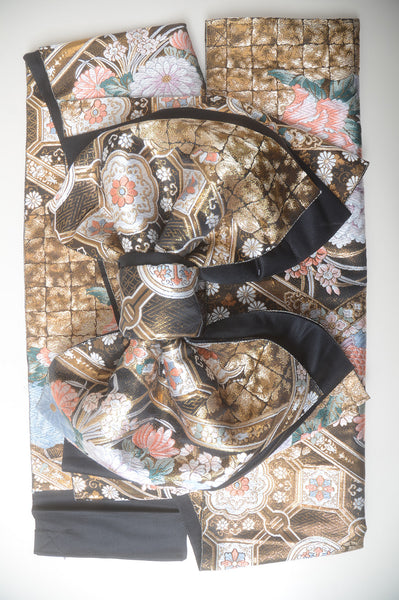 Long-sleeved kimono 6 items set / Furisode / FK#1-547