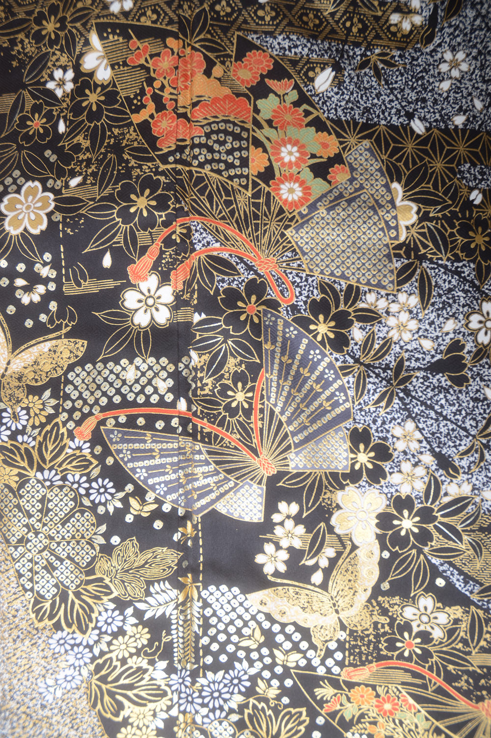 Long-sleeved kimono 6 items set / Furisode / FK#1-671