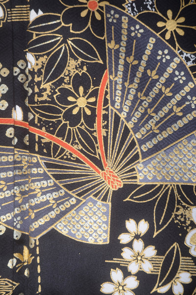 Long-sleeved kimono 6 items set / Furisode / FK#1-671