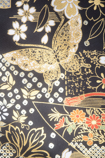 Long-sleeved kimono 6 items set / Furisode / FK#1-671