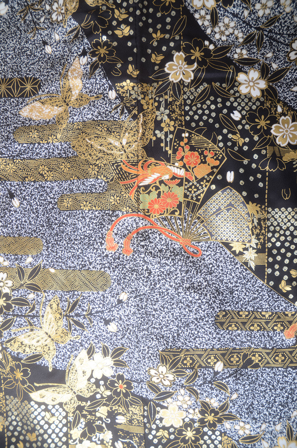 Long-sleeved kimono 6 items set / Furisode / FK#1-671