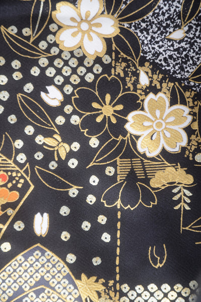 Long-sleeved kimono 6 items set / Furisode / FK#1-671