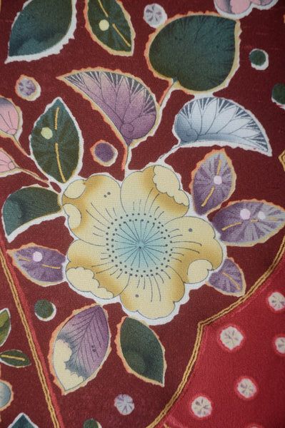 Long-sleeved kimono 6 items set / Furisode / FK#1-673