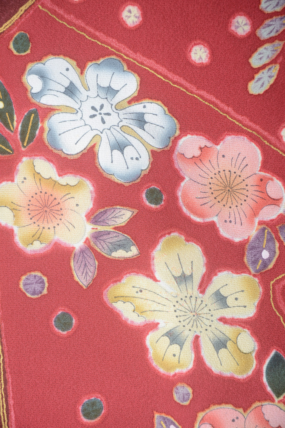 Long-sleeved kimono 6 items set / Furisode / FK#1-673