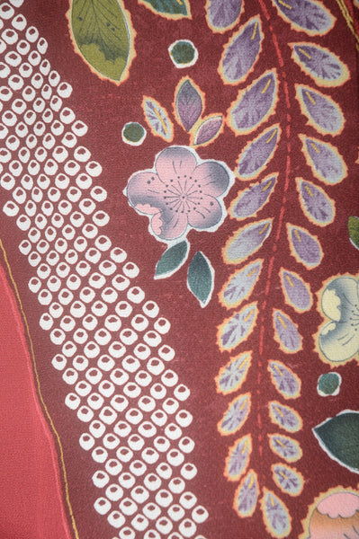 Long-sleeved kimono 6 items set / Furisode / FK#1-673