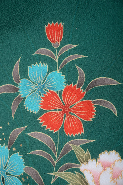 Long-sleeved kimono 6 items set / Furisode / FK#1-550